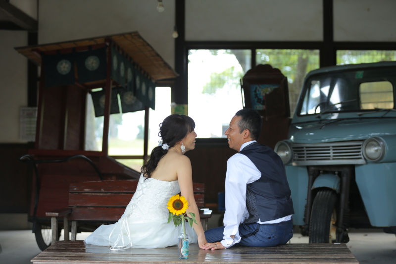 レトロなフォトスポット