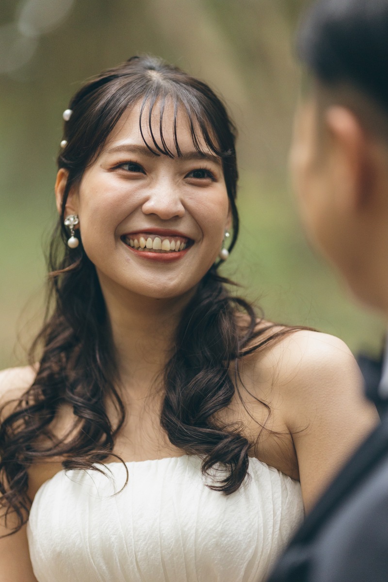 新婦さんの笑顔