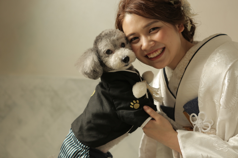 一緒にポーズ！