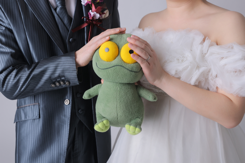ご持参いただいた小物といっしょに