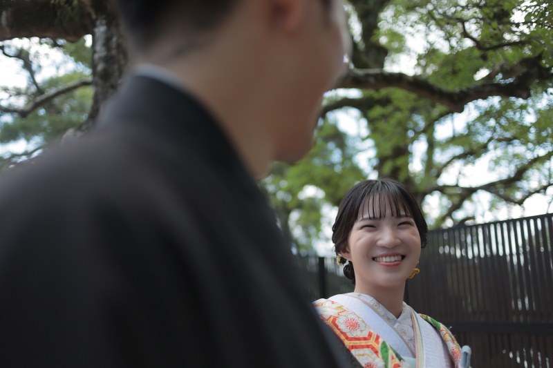 新婦さんの笑顔