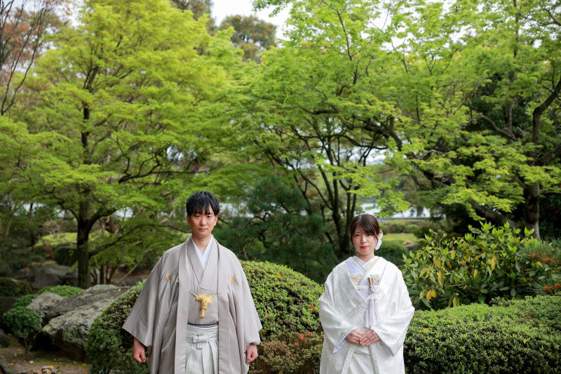 新緑とおふたり