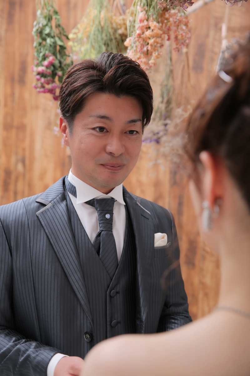ご新郎様のいい表情。
