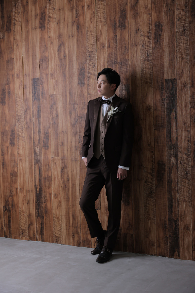 ご新郎様のソロショット