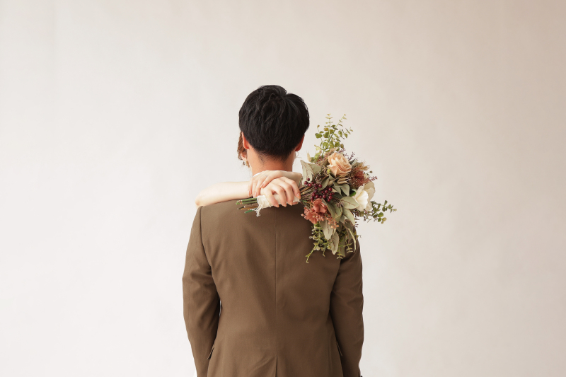 シンプルな背景が映える!