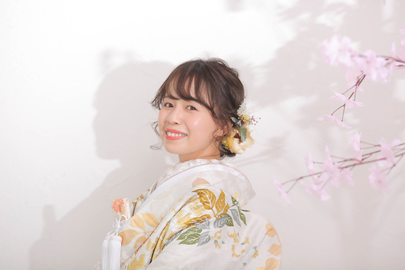 桜の影と