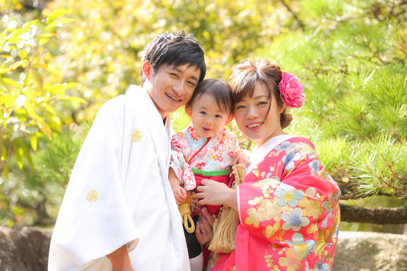 お子さまと一緒に和装・洋装