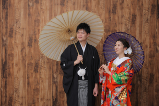 和装ハウススタジオでワンちゃんと♪