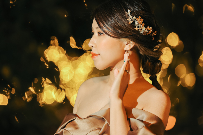 エメラルドのピアス