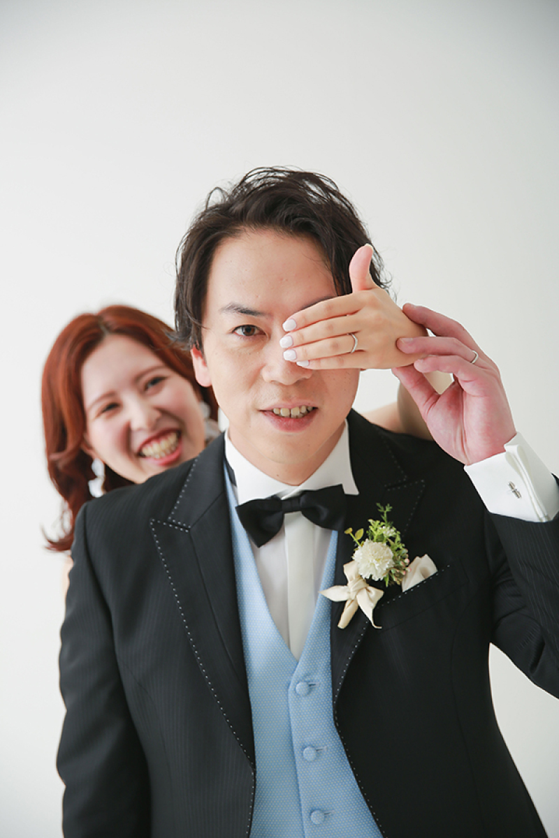 指輪のカット中