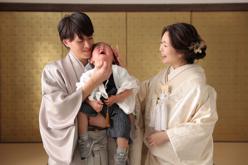 いつもと違う服は嫌なのだ!笑