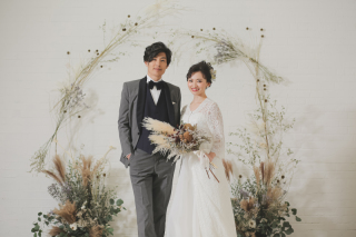 【11月撮影限定】 ハウススタジオ×生花が彩る結婚写真