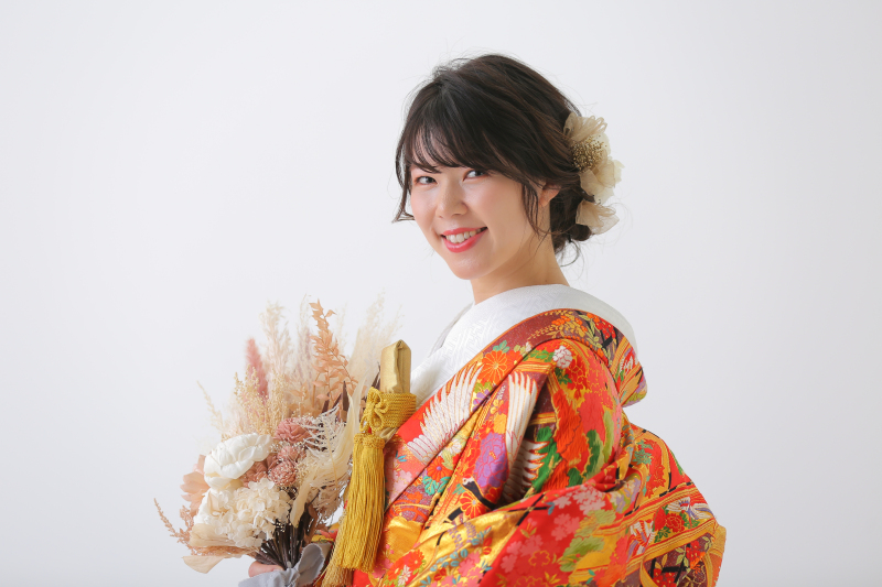 お持ち込みのブーケと