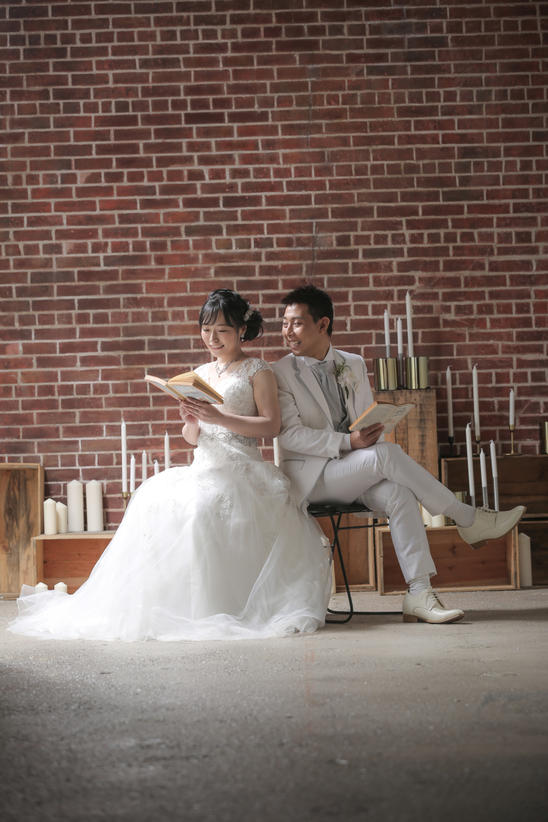 本を読みながら