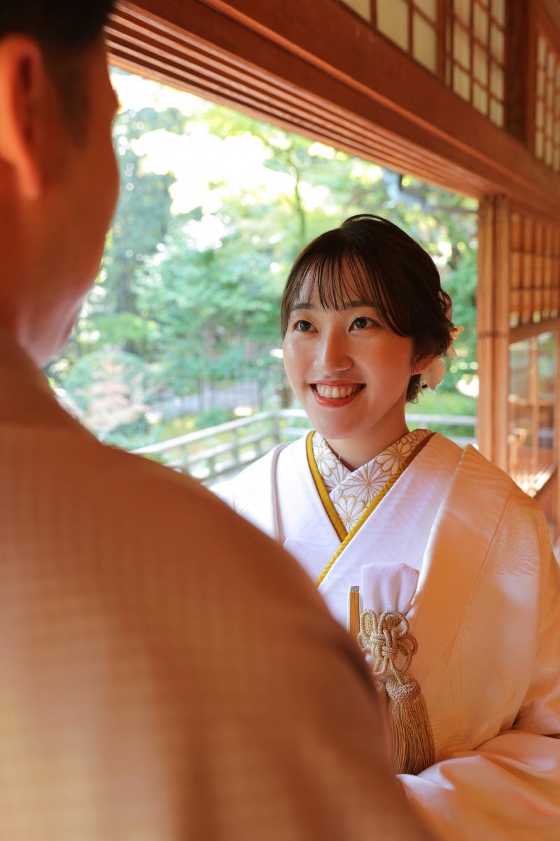 すてきな表情のご新婦様。