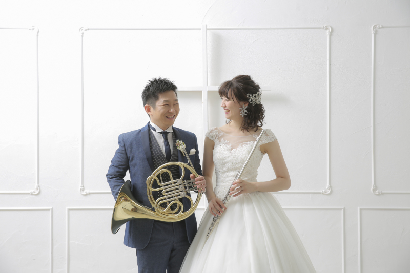 和装も洋装も撮りたいお二人に！