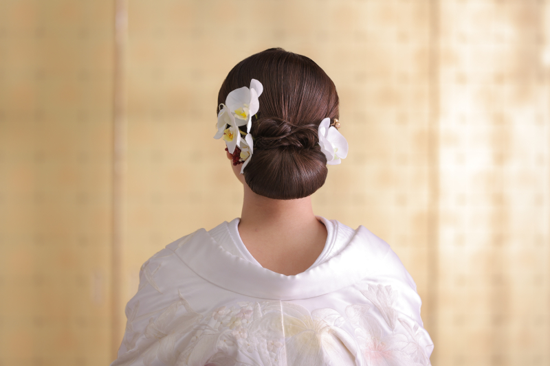 ご新婦様の髪飾り