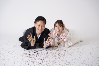 和装スタジオと奈多海岸ロケーション