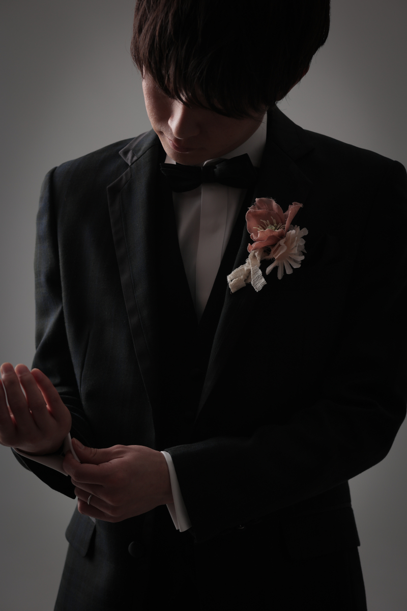 かっこいい新郎さん