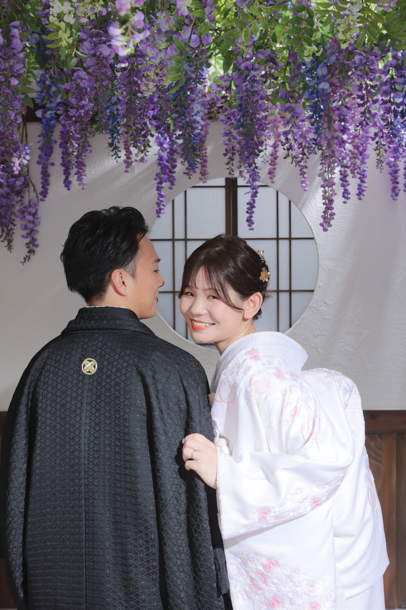 フジのお花のところで