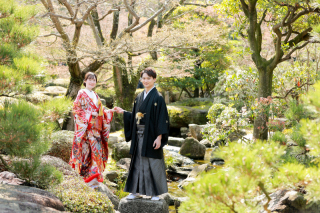 ぽかぽかの大濠日本庭園