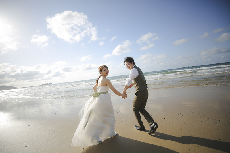 お待ちかねの海!