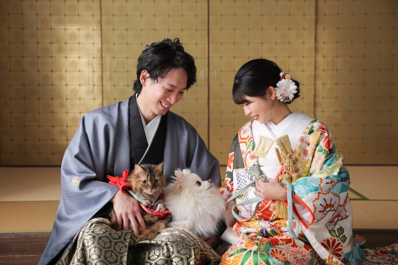 ワンちゃんネコちゃんと一緒に!