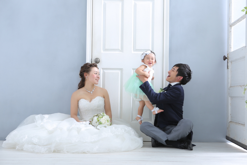 パパから抱っこ♪