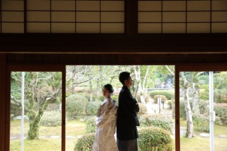 日本庭園とお茶室と