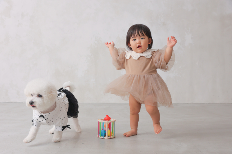 お子さまだけでなく、ペットとの撮影も可能！！