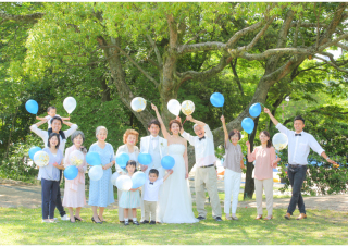 ご家族様全員集合!ポーズは皆様にお任せで!