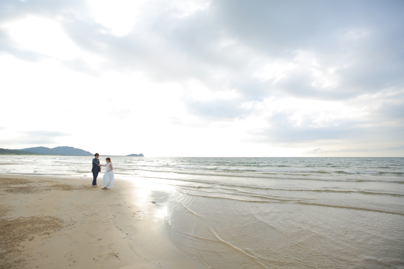 広ーーい海を二人で思いっきり走る。大切な思い出の１ページに。