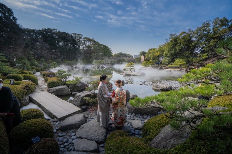 和装が映える人気ロケ地【大濠日本庭園ロケーション】衣装＋美容＋小物＋髪飾り＋着付け◎写真データ150枚/美肌,小顔レタッチ込み