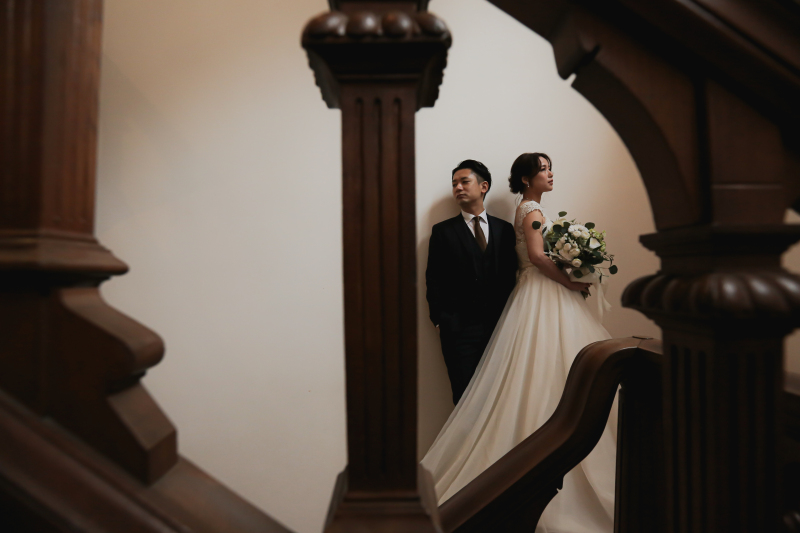 【大濠日本庭園ロケーション撮影+貴賓館】おふたりの衣装(和/洋)+美容+小物+髪飾り+着付け込◎写真データ300カット納品