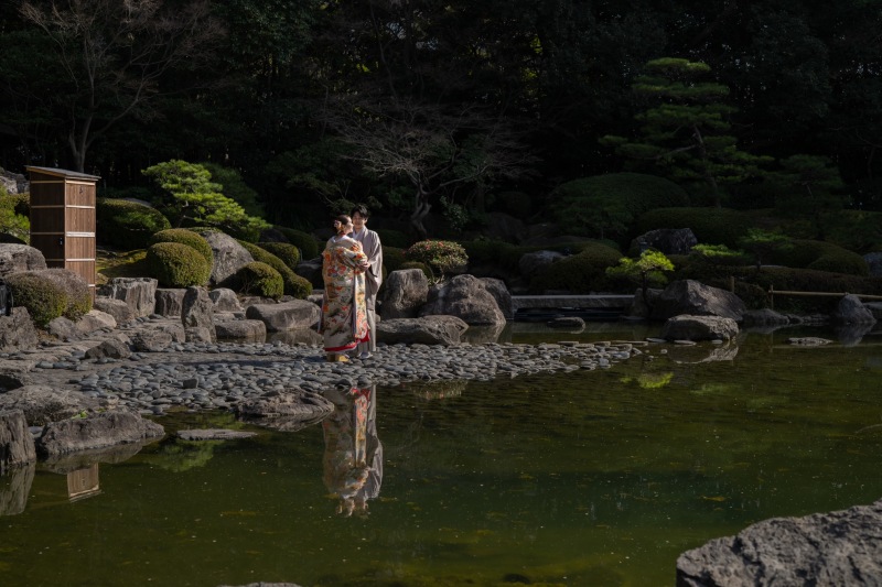 和装が映える人気ロケ地【大濠日本庭園ロケーション】衣装＋美容＋小物＋髪飾り＋着付け◎写真データ150枚/美肌,小顔レタッチ込み