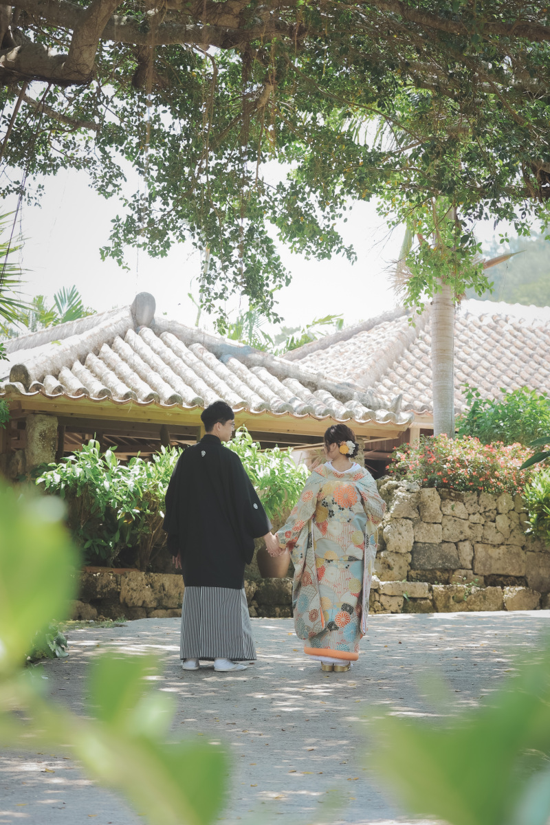 緑と古民家と。