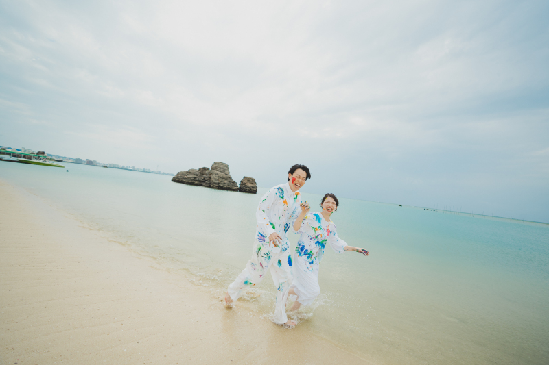 ドレスじゃないのでダッシュできます