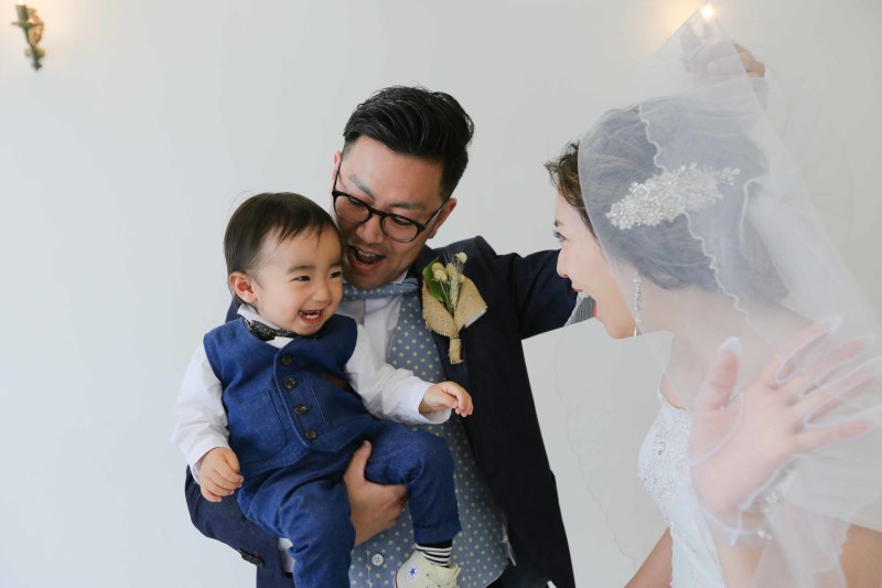 お子様もファーストルックに参加