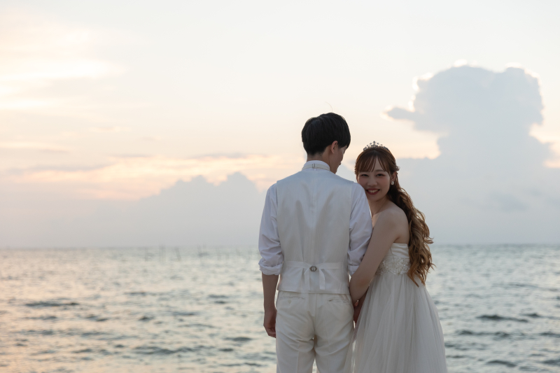 沖縄のビーチで夢を現実に