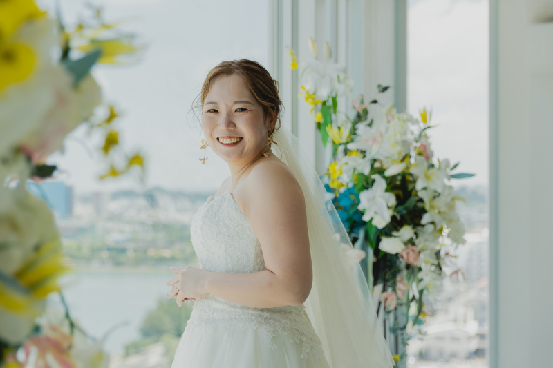 新婦様のソロショット