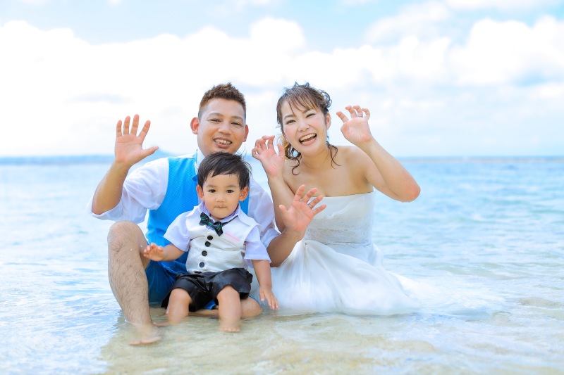 最後はシーサーポーズで!!