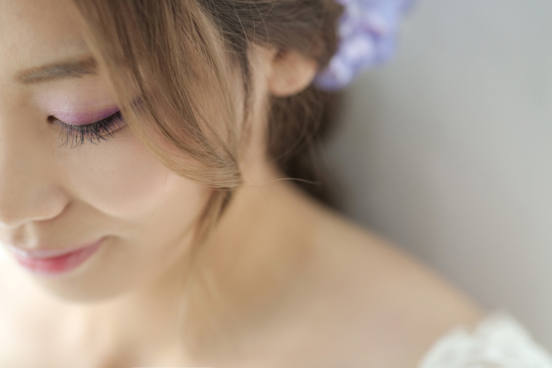 パープルメイク