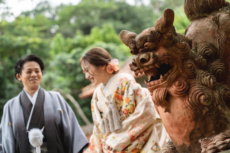 シーサーも至る所にいますよ!