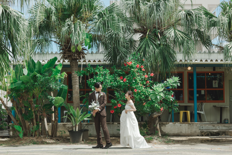 アラハビーチのグリーン。