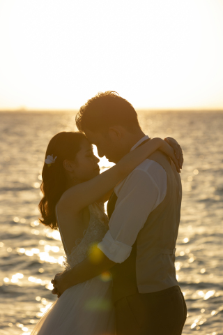 ビーチ+サンセット撮影！