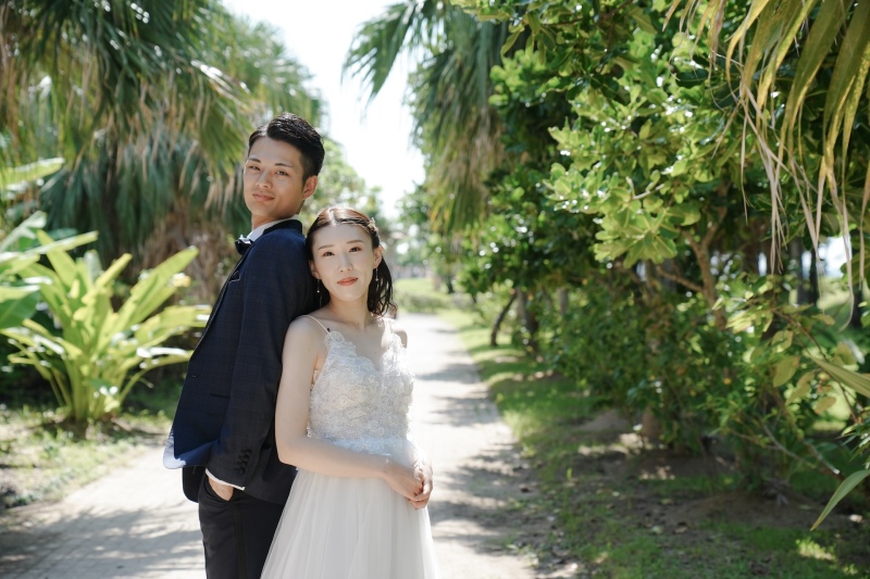 ビーチに行くまでの道のりも