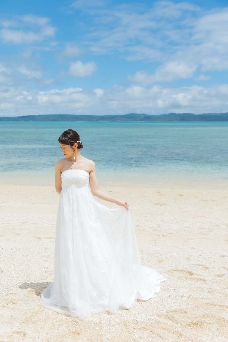 新婦様のソロショット