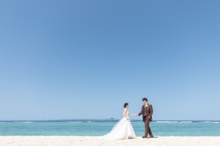 沖縄北部の海と空