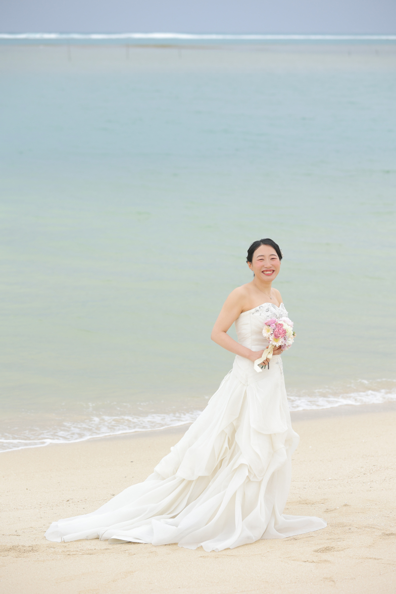 ご新婦様のソロショット。