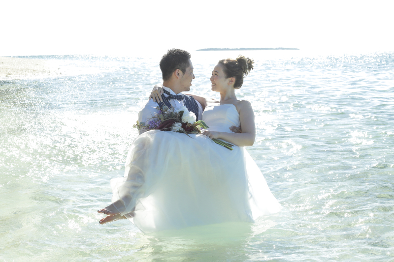 本島で透明度が1番の瀬底ビーチ